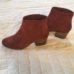 Suede booties